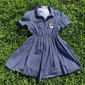 Vintage School Girl Mini Dress - Size L